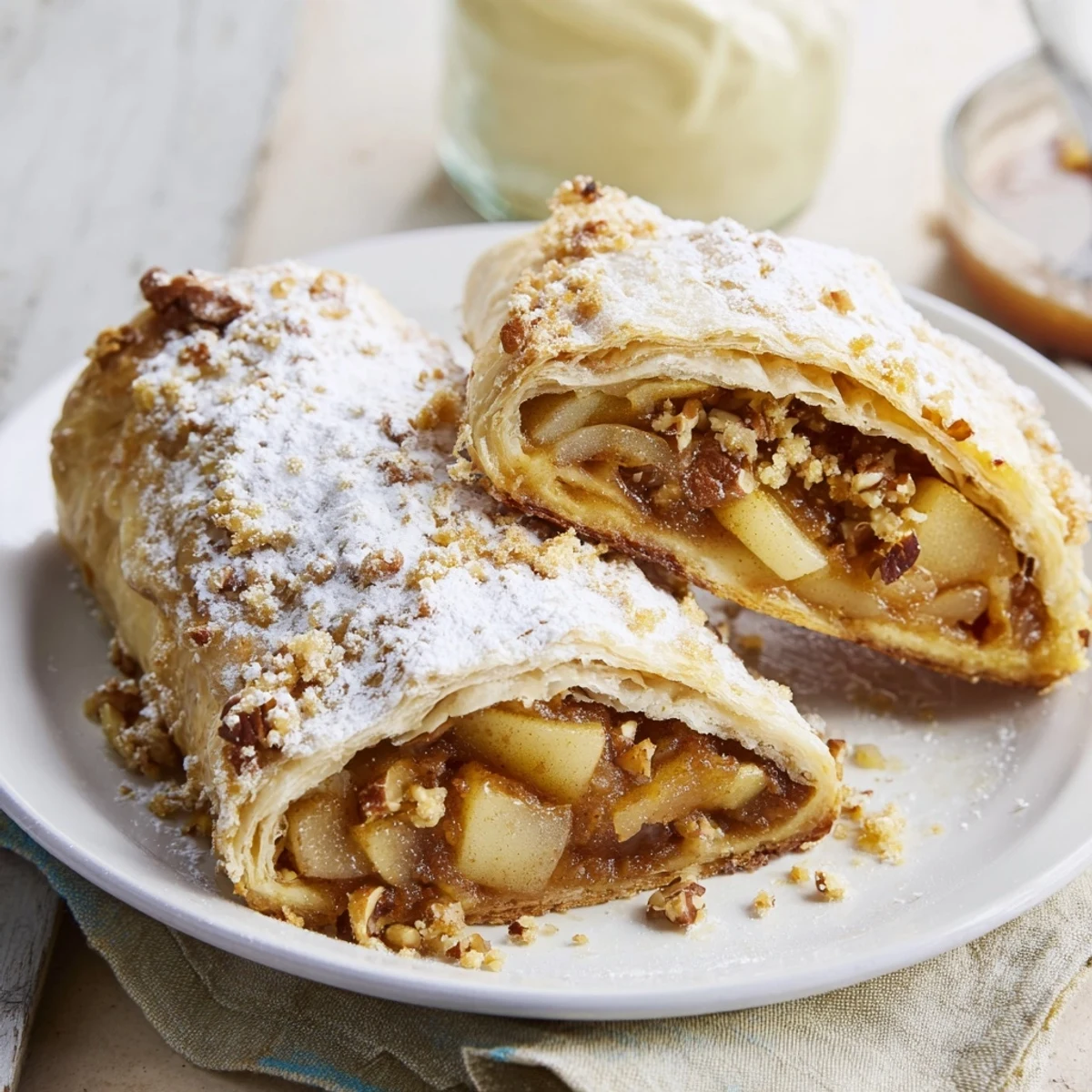 Apple Strudel with Vanilla