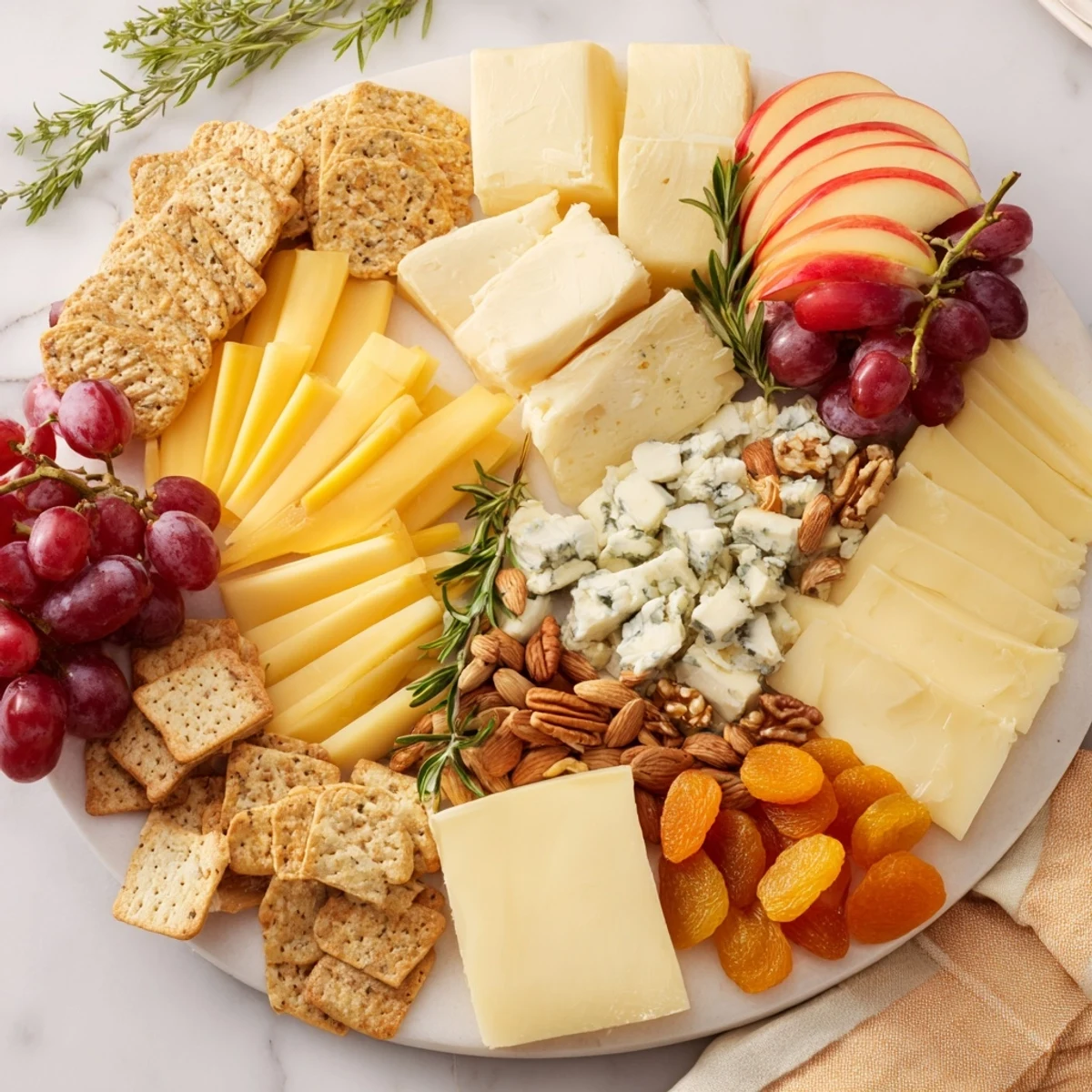 Savory and sweet elements combine in this Housewarming Open House Spread; imagine the textures and flavors.