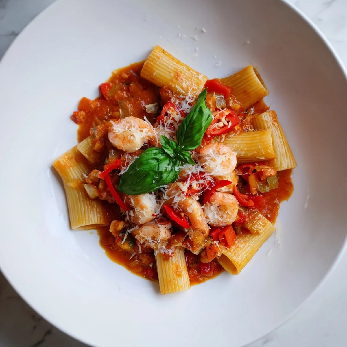 One-Pot Diavola Pasta Shrimp