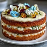 Spring Cake Lemon Curd Flowers