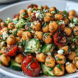 Cold Chickpea Lemon Herbs Salad