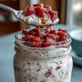 Strawberry Vanilla Overnight Oats