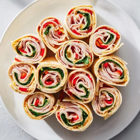 Turkey Provolone Pinwheels