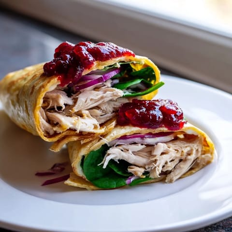 Chicken Brie Holiday Wrap