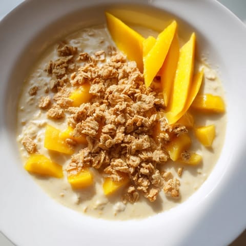 Mango Blended Overnight Oats