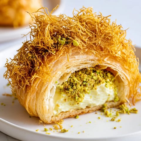 Pistachio Cream Croissants