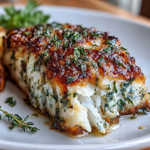 Baked Lemon Herb Cod with Sheet Pan Asparagus and Cherry Tomatoes, showcasing flaky fish fillets topped with fresh lemon and herbs alongside roasted asparagus and juicy tomatoes.  
