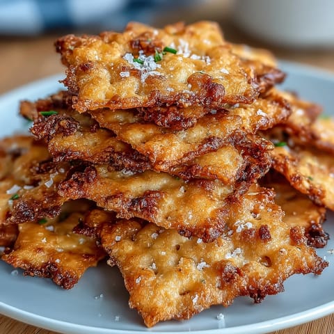 Crispy homemade Sourdough Cheez-Its with jalapeño and smoked paprika, golden and cheesy with a spicy kick.
