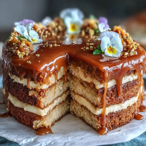 Graduation Cake Floral Gold