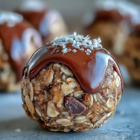 Wholesome peanut butter oat bites packed with mini chocolate chips and a hint of vanilla—an easy, no-bake treat for any time of day.