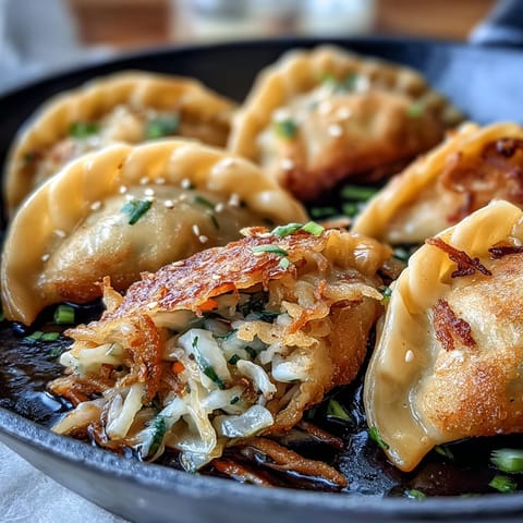 Crispy Cabbage Dumplings