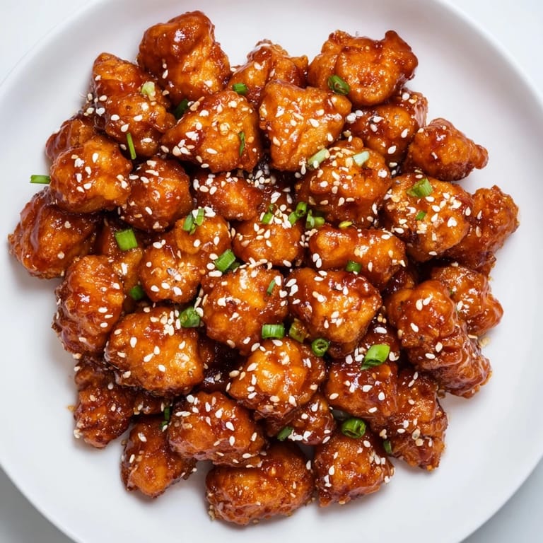Tender, flavorful Honey-Sriracha Chicken Bites, piled on a platter for game day or a delightful appetizer.