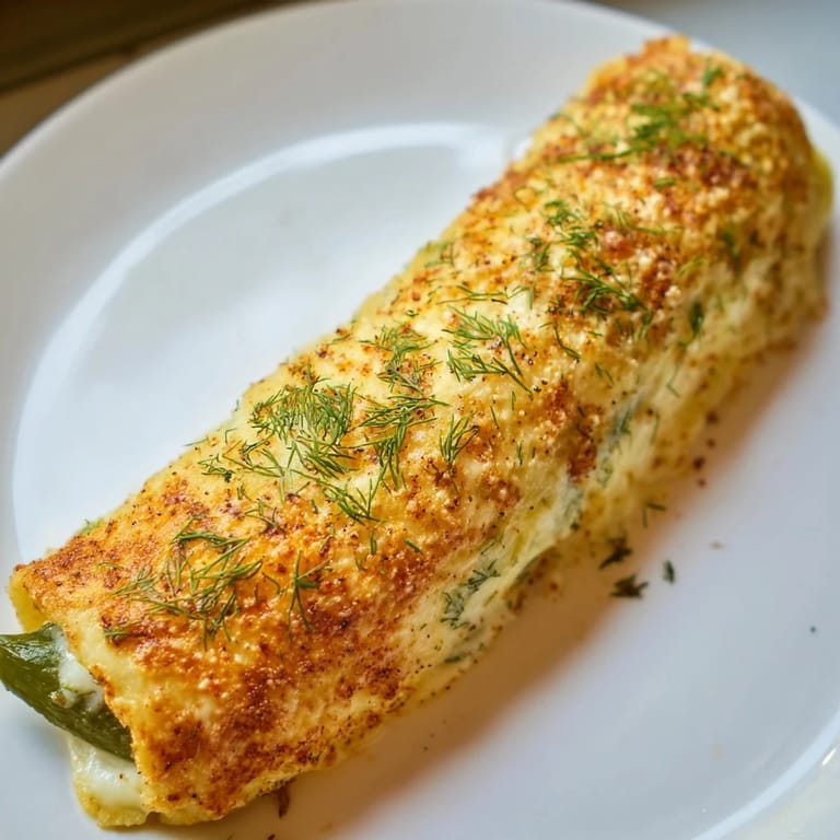 Mouthwatering Melted Cheese Pickle Rolls with bubbling cheese, offering a warm, satisfying combination of flavors and textures.