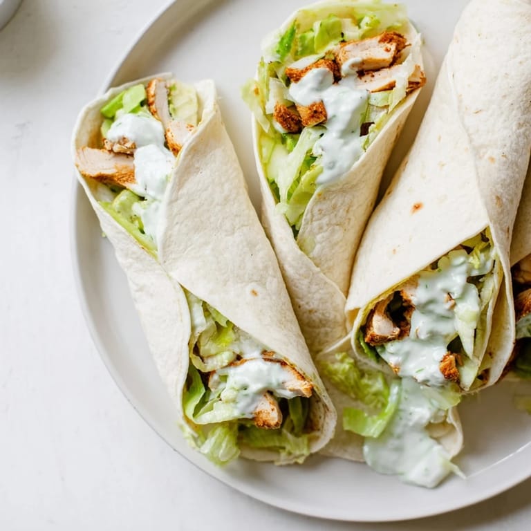A close-up of a smoky chipotle chicken wrap garnished with fresh cilantro and lime wedges, ready for a quick dinner.  