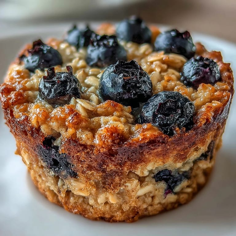 Zesty lemon and sweet blueberries shine in these tender, golden oatmeal cups, ideal for busy mornings.