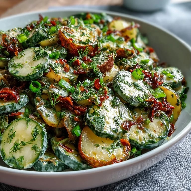 Bright and refreshing cucumber radish salad with dill vinaigrette, featuring crunchy vegetables and a tangy homemade dressing.
